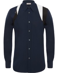 Alexander McQueen Harness Detail Cotton Shirt