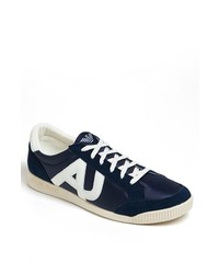 Armani Jeans Low Top Sneaker Navy Blue 41 Eu