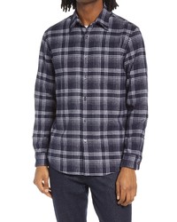 Theory Noll Flannel Button Up Shirt