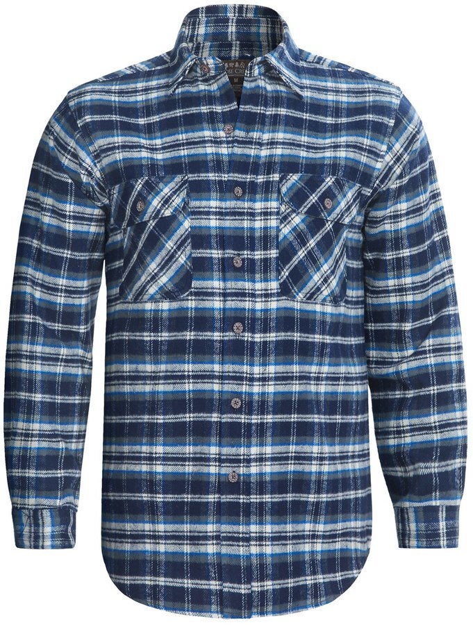 Moose Creek Brawny Plaid Shirt 9 Oz Flannel Long Sleeve, $29 | Sierra ...