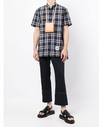 Fumito Ganryu Rear Pleat Short Sleeve Shirt