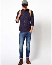 Paul Smith Jeans Shirt With Polka Dot In Tailored Fit