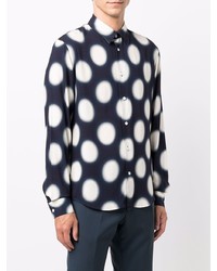 Sandro Paris Polka Dot Print Shirt