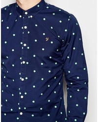 Farah Shirt With Polka Dot Slim Fit