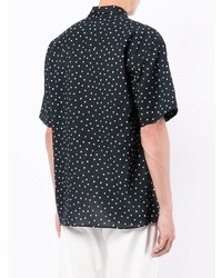 YMC Mitchum Polka Dot Print Shirt
