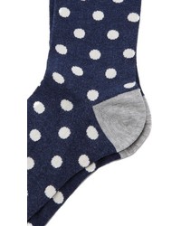 Etiquette Polka Dot Mid Calf Socks