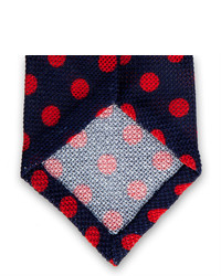 Thomas Pink Open Weave Silk Dot Woven Tie