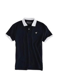 American Eagle Outfitters Factory Contrast Detail Polo Shirt L