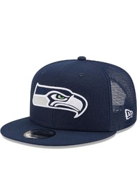 New Era College Navy Seattle Seahawks Classic Trucker 9fifty Snapback Hat At Nordstrom