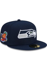 New Era College Navy Seattle Seahawks Patch Up 1988 Pro Bowl 59fifty Fitted Hat At Nordstrom