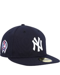 New Era Navy New York Yankees 911 Memorial Side Patch 59fifty Fitted Hat