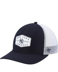 '47 Navy New York Yankees Convoy Trucker Snapback Hat