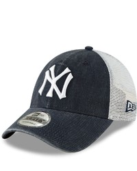 New Era Navy New York Yankees Cooperstown Collection 1934 Trucker 9forty Adjustable Hat