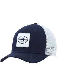 Nike Navy Penn State Nittany Lions Classic 99 Alternate Logo Trucker Adjustable Snapback Hat