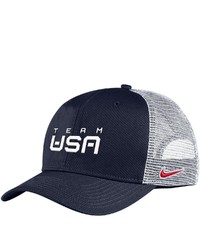 Nike Navywhite Team Usa Logo Classic99 Trucker Snapback Hat At Nordstrom