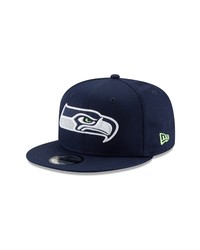 New Era Cap New Era College Navy Seattle Seahawks Basic 9fifty Adjustable Snapback Hat At Nordstrom