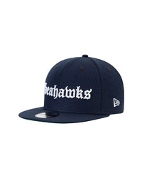 New Era Cap New Era College Navy Seattle Seahawks Gothic Script 9fifty Adjustable Snapback Hat At Nordstrom