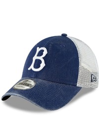 New Era Royal Brooklyn Dodgers Cooperstown Collection 1947 Trucker 9forty Adjustable Hat
