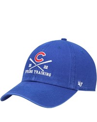 '47 Royal Chicago Cubs 2022 Mlb Spring Training Cross Bone Clean Up Adjustable Hat At Nordstrom