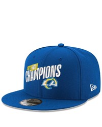 New Era Royal Los Angeles Rams 2021 Nfc Champions 9fifty Snapback Adjustable Hat At Nordstrom