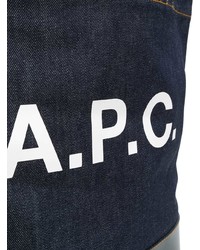 A.P.C. Logo Tote Bag