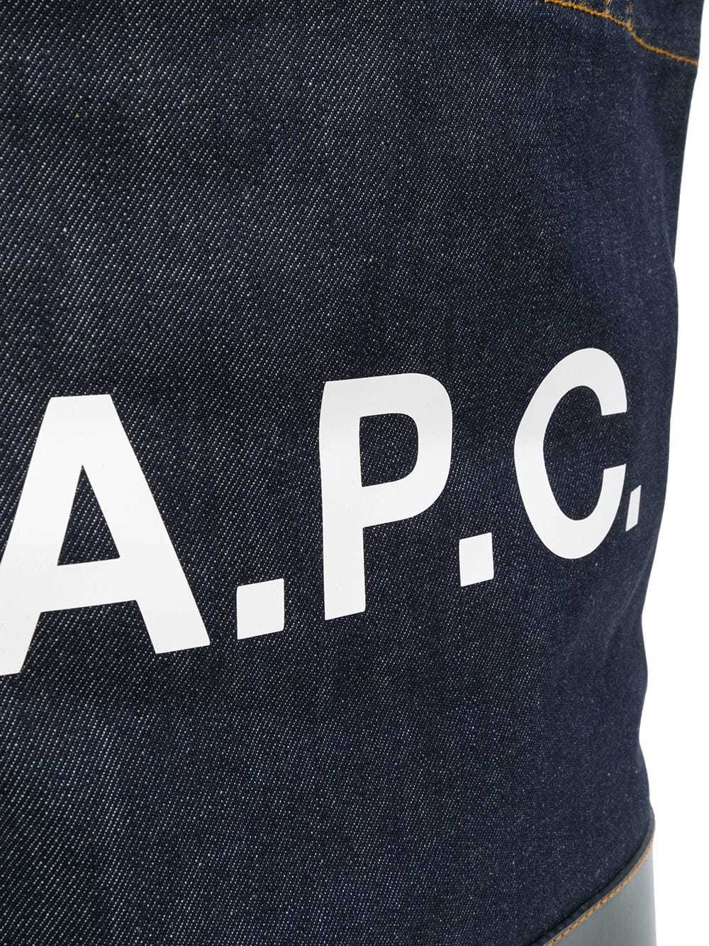 A.P.C. Logo Tote Bag, $325 | farfetch.com | Lookastic