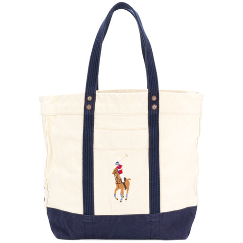 Polo Ralph Lauren - Logo-Appliquéd Recycled Canvas Tote Bag Polo Ralph  Lauren