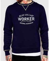 Blue Collar Worker Logo Sweatshirt
