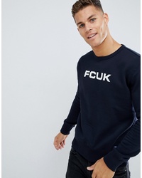 French Connection Fcuk Logo Crew Neck Jumper