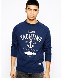Jack & Jones Sweatshirt With Yachting Print