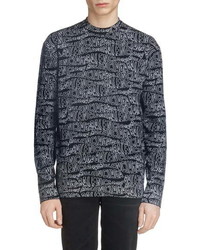 Balenciaga Jacquard Wool Blend Sweater
