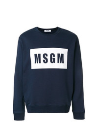MSGM Logo Detail Sweatshirt