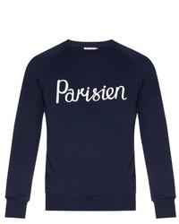Kitsune Maison Kitsun Parisien Print Logo Sweatshirt