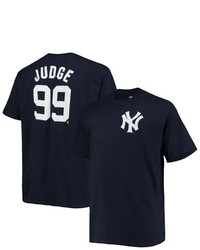 PROFILE Aaron Judge Navy New York Yankees Big Tall Name Number T Shirt At Nordstrom