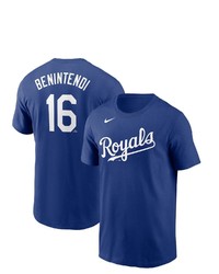 Nike Andrew Benintendi Royal Kansas City Royals Name Number T Shirt At Nordstrom