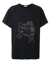 Yohji Yamamoto Asakura Printed T Shirt