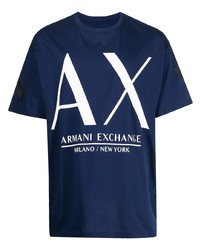 Armani Exchange Ax Print Oversized T Shirt