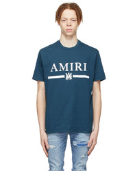 Amiri Blue Cotton T Shirt