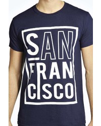 Boohoo San Francisco Printed T Shirt