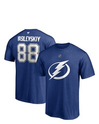 FANATICS Branded Andrei Vasilevskiy Blue Tampa Bay Lightning Authentic Stack Name Number T Shirt At Nordstrom