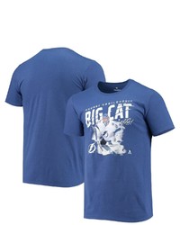FANATICS Branded Andrei Vasilevskiy Blue Tampa Bay Lightning Big Cat T Shirt