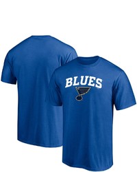 FANATICS Branded Blue St Louis Blues Team Logo Lockup T Shirt