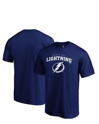 FANATICS Branded Blue Tampa Bay Lightning Team Logo Lockup T Shirt At Nordstrom
