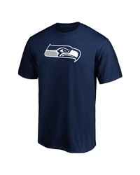 FANATICS Branded College Navy Seattle Seahawks Big Tall Primary Logo T Shirt