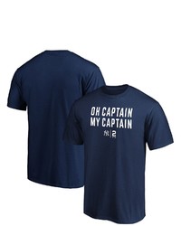 FANATICS Branded Derek Jeter Navy New York Yankees My Captain Graphic T Shirt