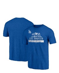 FANATICS Branded Heathered Royal Los Angeles Dodgers Hometown Collection La Bear Tri Blend T Shirt In Heather Royal At Nordstrom