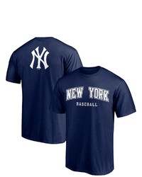 FANATICS Branded Navy New York Yankees Big Tall City Arch T Shirt