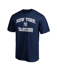 FANATICS Branded Navy New York Yankees Big Tall Heart Soul T Shirt
