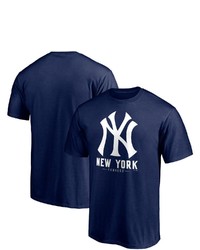 FANATICS Branded Navy New York Yankees Big Tall Primary Wordmark T Shirt