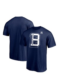 FANATICS Branded Navy New York Yankees Team Logo Hometown T Shirt